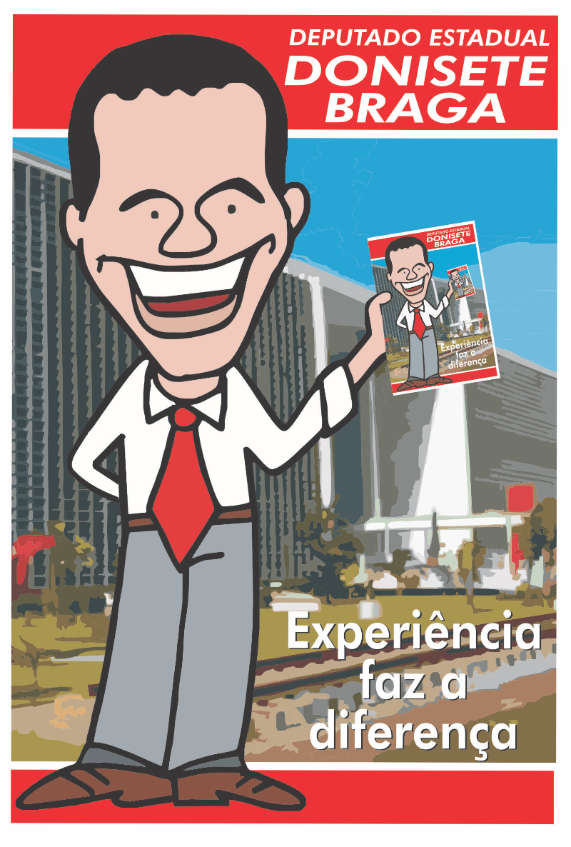 Portfólio — Gibi história vida do candidato